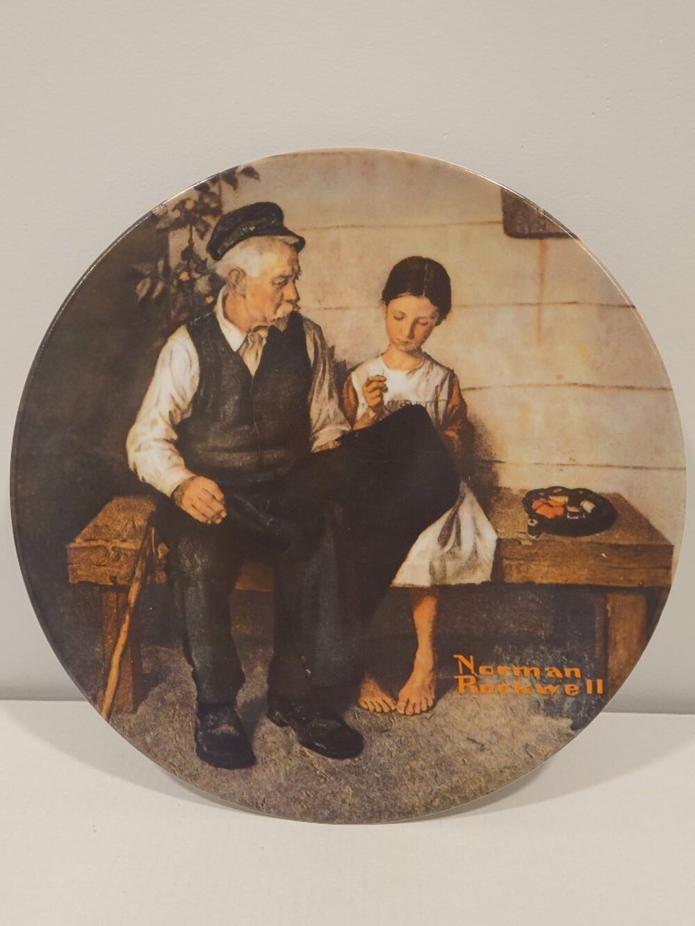 Norman Rockwell "The Lighthouse Keeper's Daughter" 1979 Collector Plate